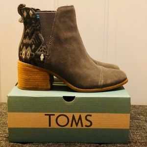 TOMS “Esme” Suede Booties